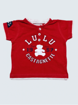 T-Shirt d'occasion Lulu Castagnette 6 Mois pour garçon.