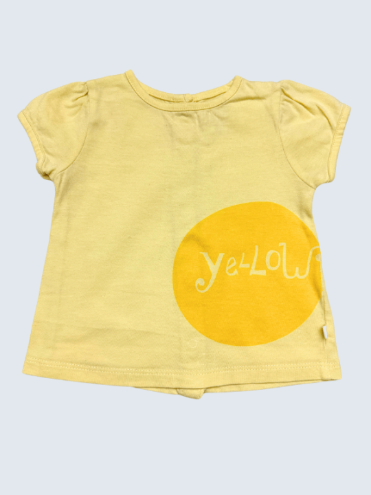 T-Shirt d'occasion Brioche 3 Mois pour fille.