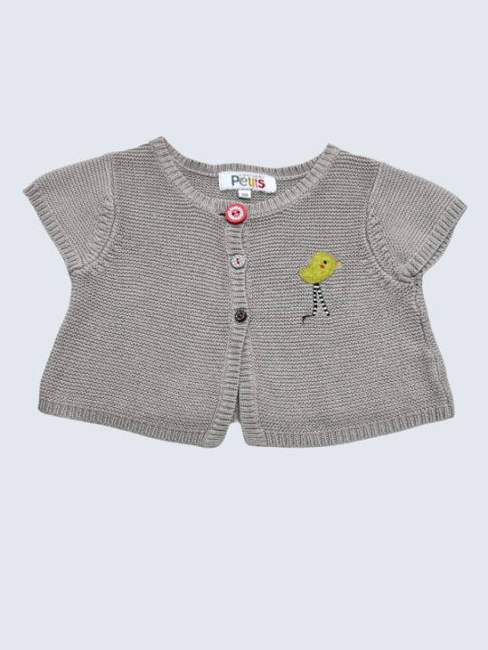 Gilet d'occasion LCDP 9 Mois pour fille.