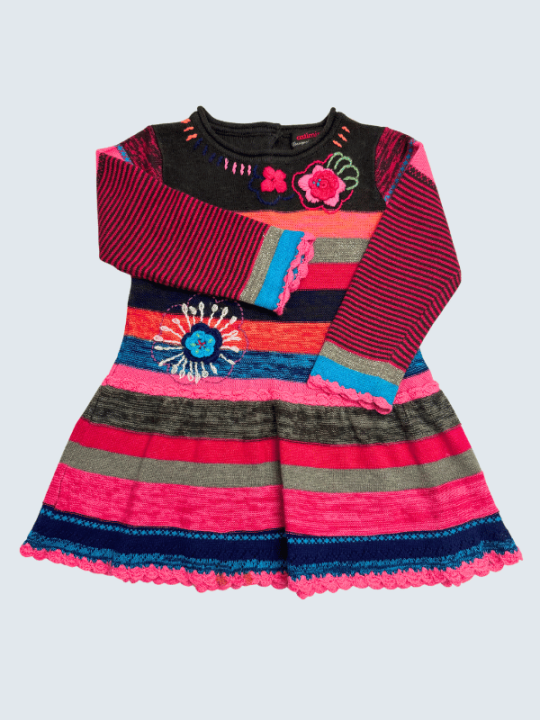 Robe hiver d'occasion Catimini 12 Mois pour fille.