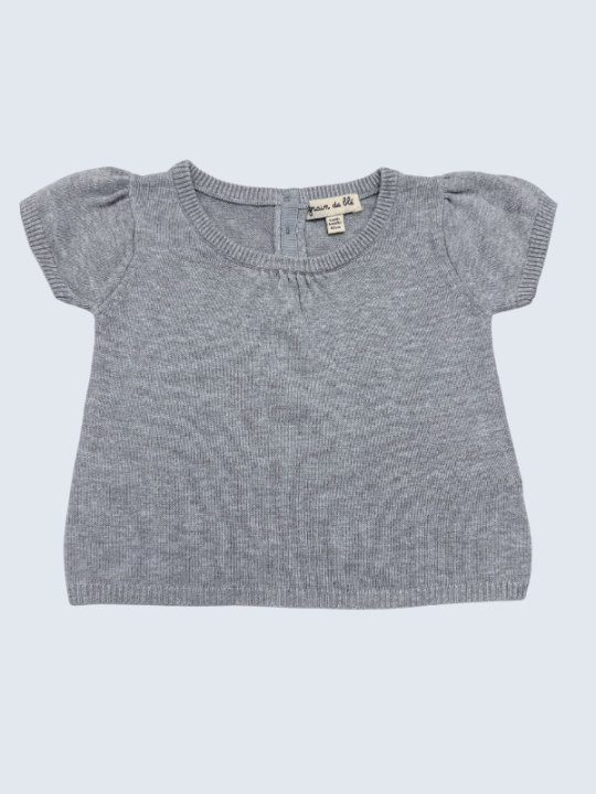 Pull d'occasion Grain de Blé 6 Mois pour fille.