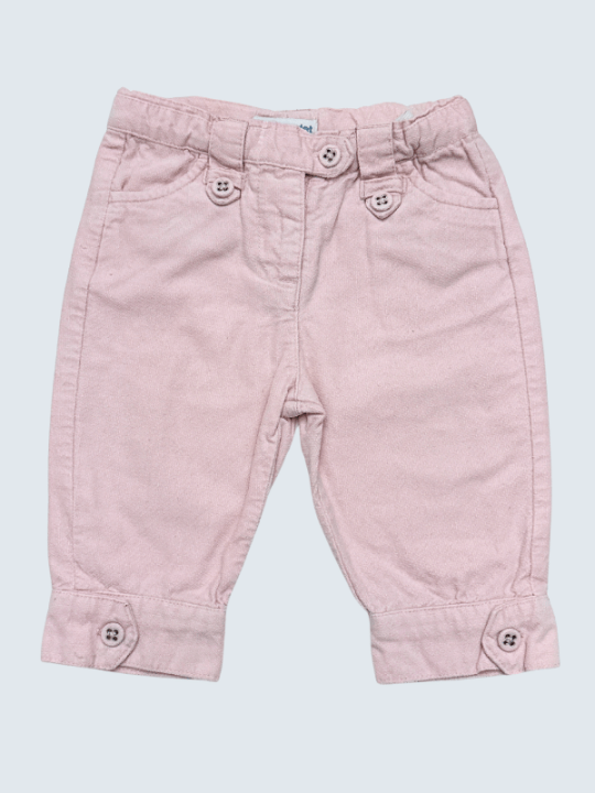 Pantalon d'occasion Vertbaudet 9 Mois pour fille.