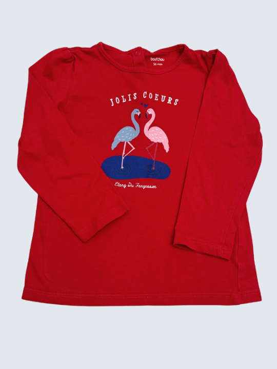 T-Shirt d'occasion Bout'Chou 3 Ans pour fille.