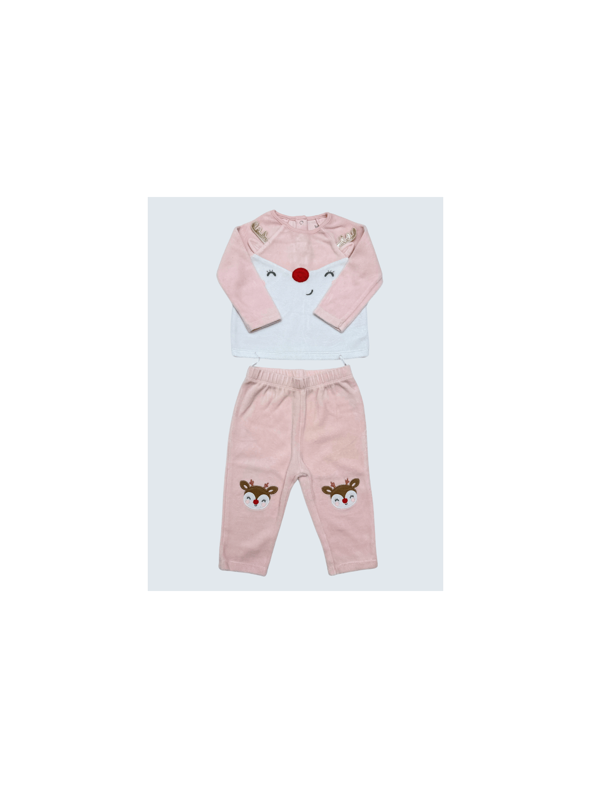 Pyjama d'occasion C&A 9 Mois pour fille.