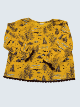 Blouse d'occasion Petit Bateau 18 Mois pour fille.