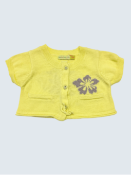 Gilet d'occasion Bisoucaillou 3 Mois pour fille.