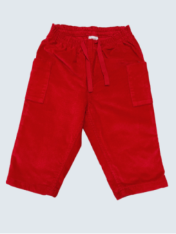 Pantalon d'occasion Petit Bateau 12 Mois pour fille.