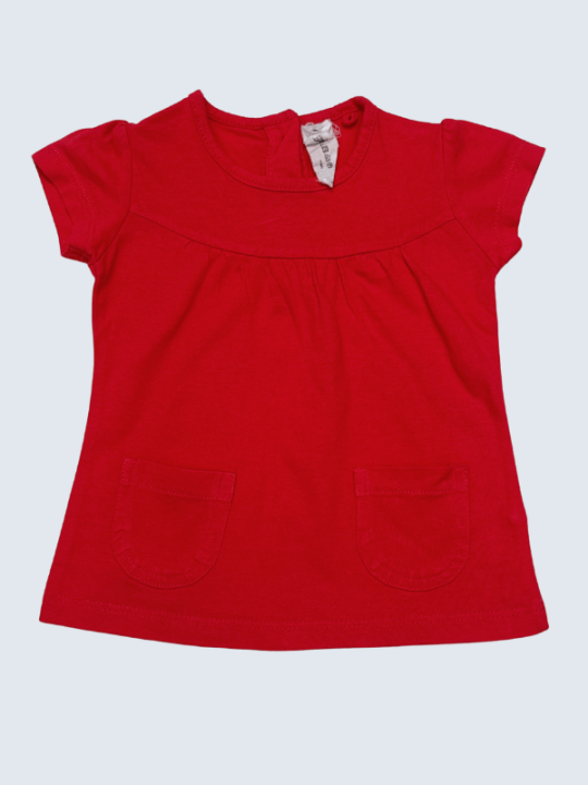 T-Shirt d'occasion Baby Club 6 Mois pour fille.