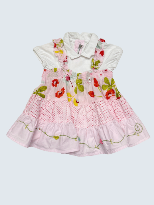 Robe d'occasion Catimini 6 Mois pour fille.