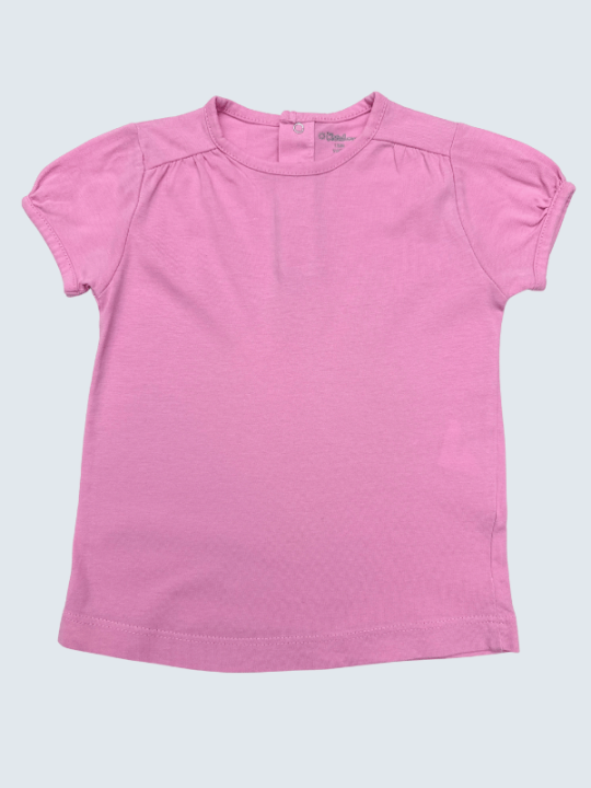 T-Shirt d'occasion Kitchoun 12 Mois pour fille.