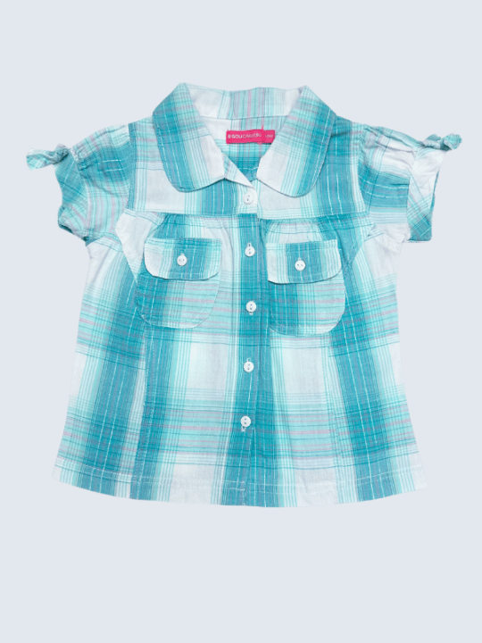 Chemise d'occasion Bisoucaillou 12 Mois pour fille.