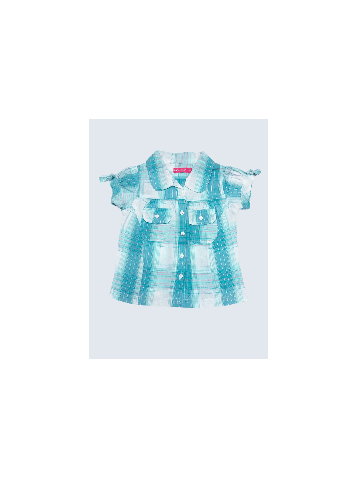 Chemise d'occasion Bisoucaillou 12 Mois pour fille.