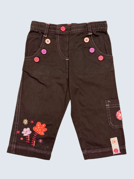 Pantalon d'occasion Smile 9 Mois pour fille.