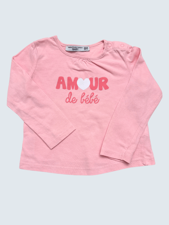 T-Shirt d'occasion  2 Ans pour fille.