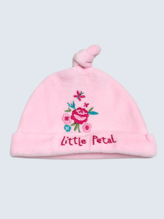 Bonnet d'occasion  1/3 Mois pour fille.