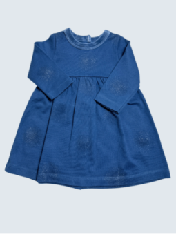 Robe hiver d'occasion Petit Bateau 6 Mois pour fille.