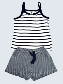 Pyjama court d'occasion Petit Bateau 4 Ans pour fille.