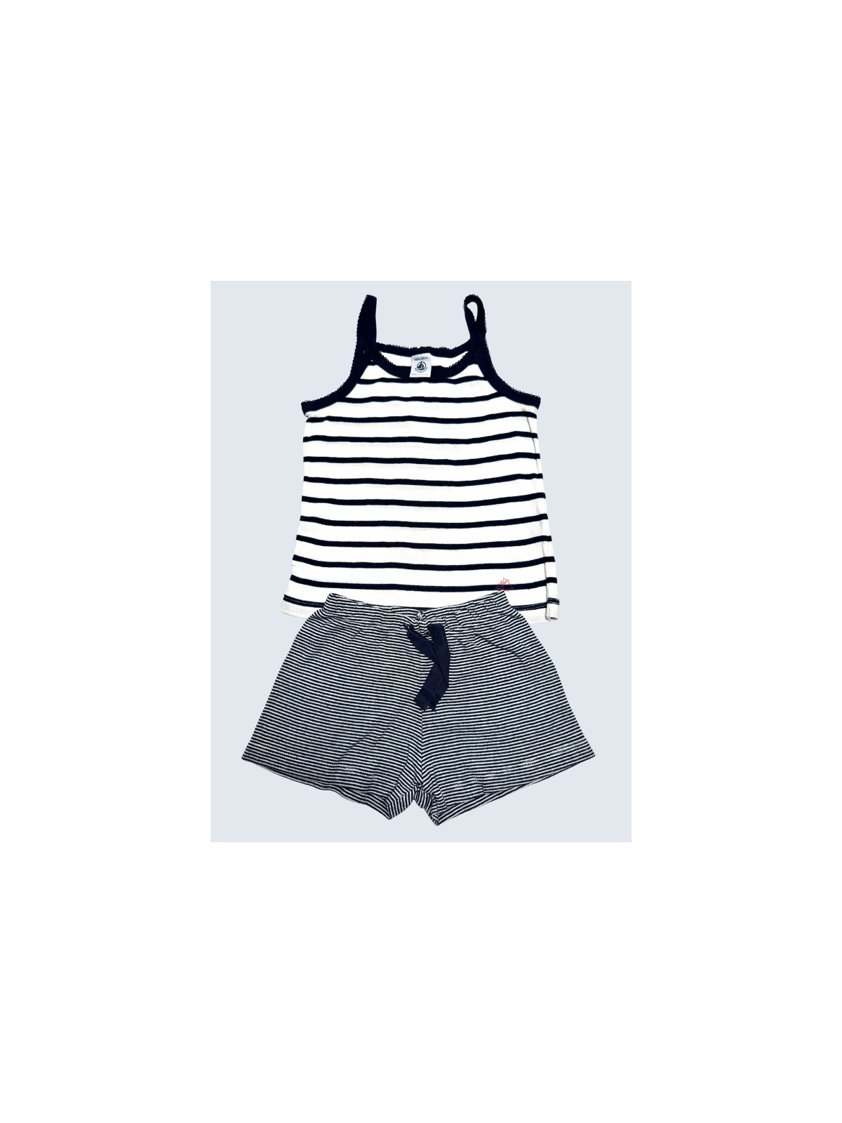 Pyjama court d'occasion Petit Bateau 4 Ans pour fille.