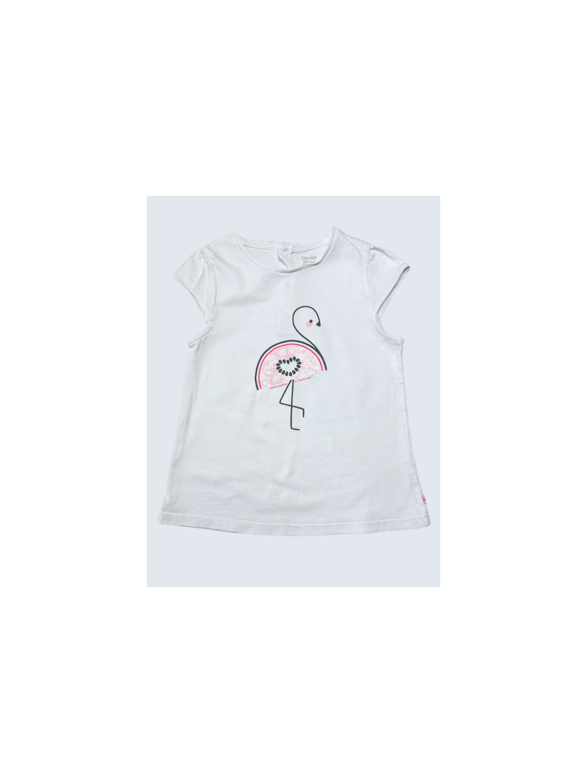 T-Shirt d'occasion Obaïbi 3 Ans pour fille.