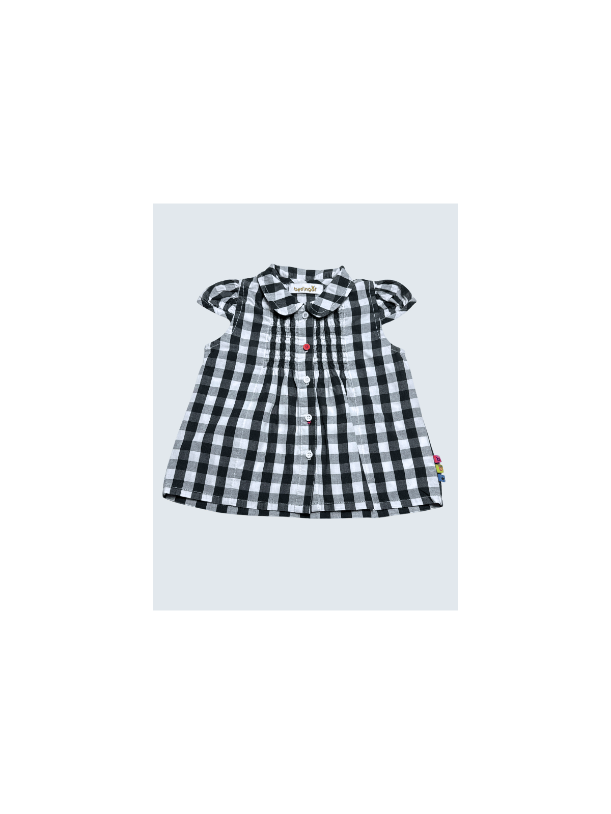 Chemise d'occasion Berlingot 9 Mois pour fille.