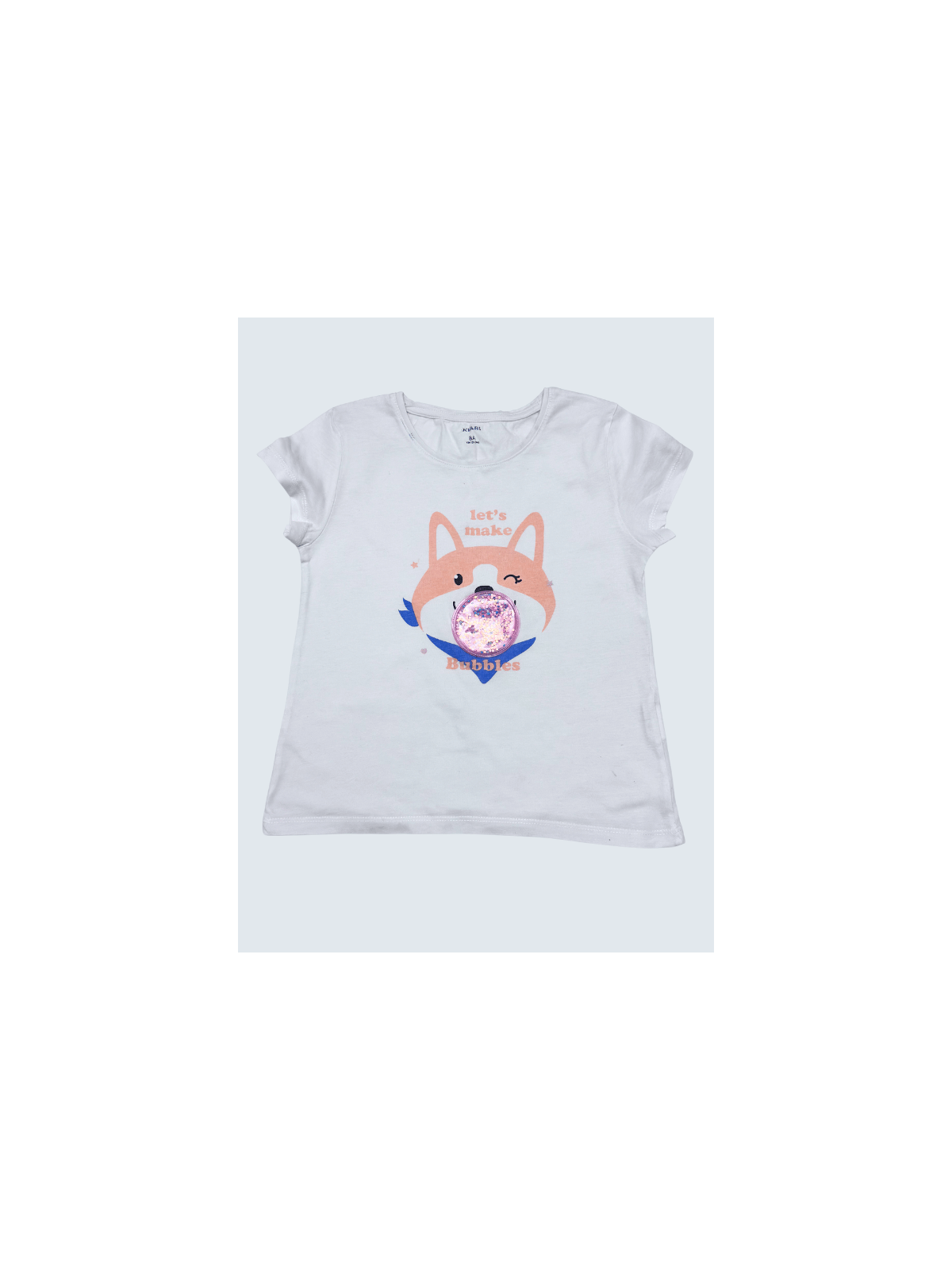 T-Shirt d'occasion Kiabi 8 Ans pour fille.