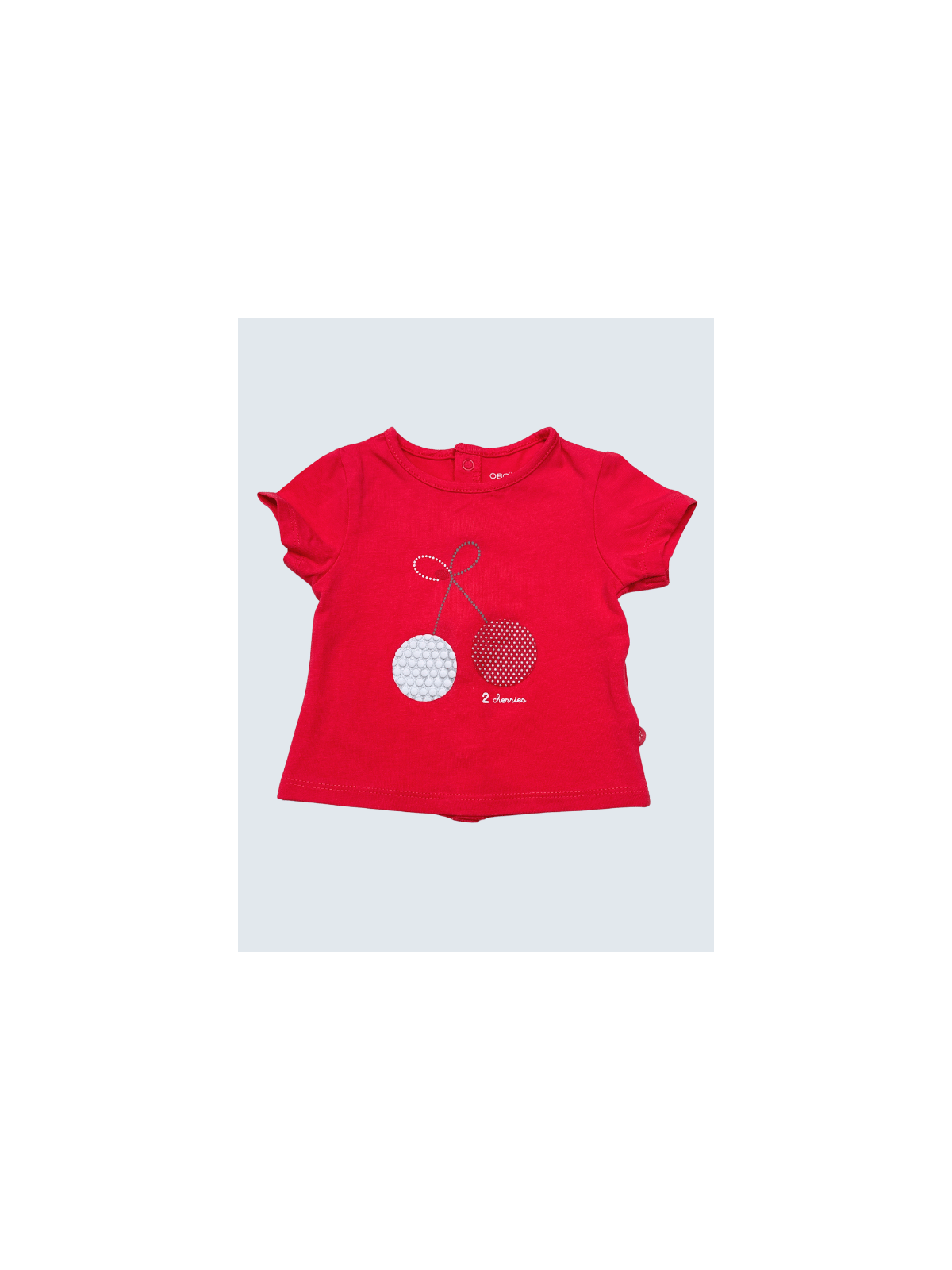 T-Shirt d'occasion Obaïbi 1 Mois pour fille.