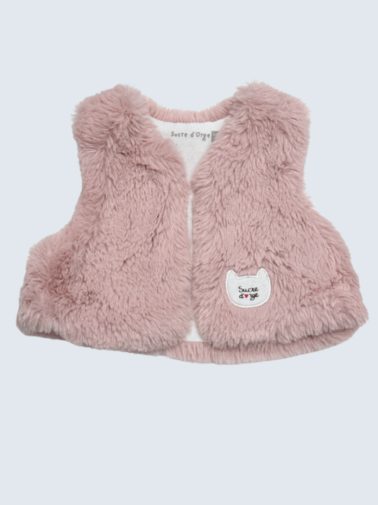 Gilet d'occasion Sucre d'Orge 6 Mois pour fille.