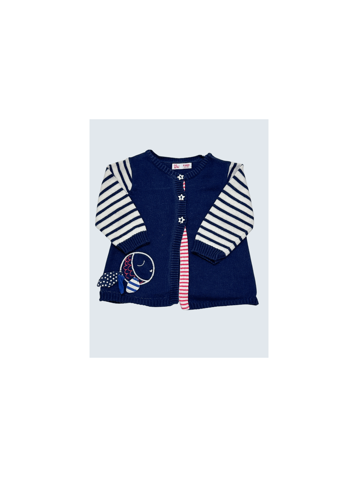 Gilet d'occasion DPAM 6 Mois pour fille.