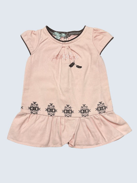 Robe d'occasion Mes Petits Cailloux 6 Mois pour fille.