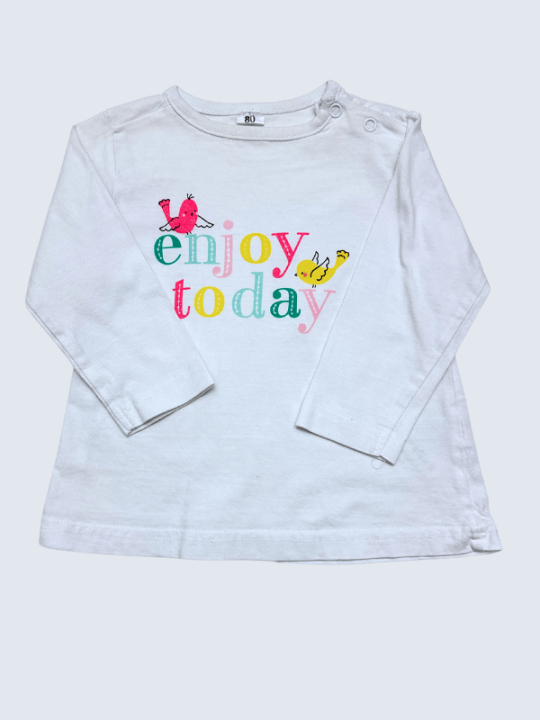 T-Shirt d'occasion  12/18 M. pour fille.