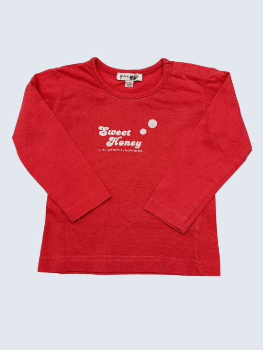 T-Shirt d'occasion Grain de Blé 12 Mois pour fille.