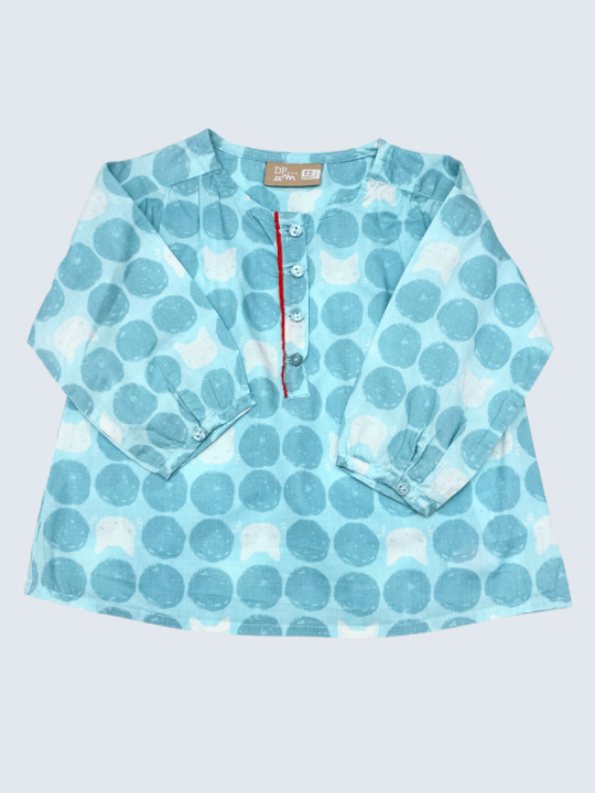 Blouse d'occasion DPAM 12 Mois pour fille.