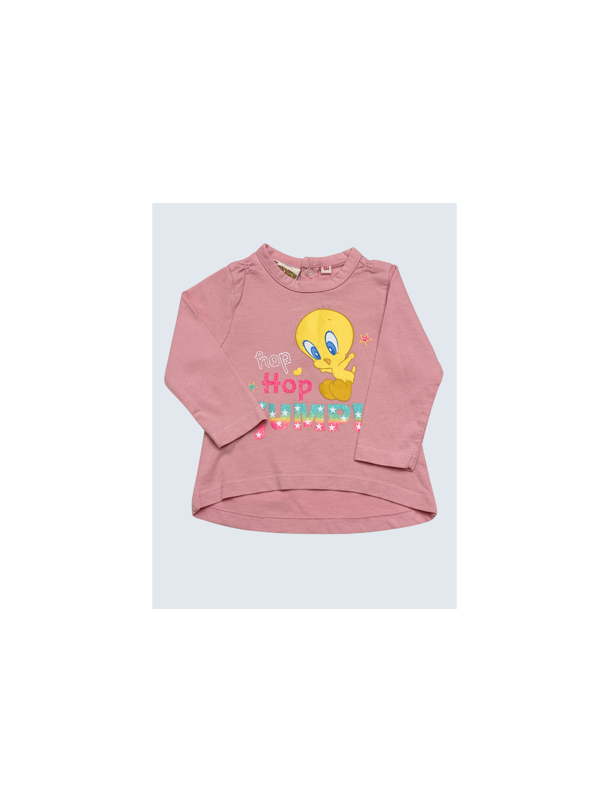 T-Shirt d'occasion Looney Tunes 6 Mois pour fille.