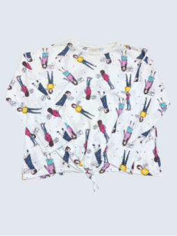 T-Shirt d'occasion Zara 8/9 Ans pour fille.