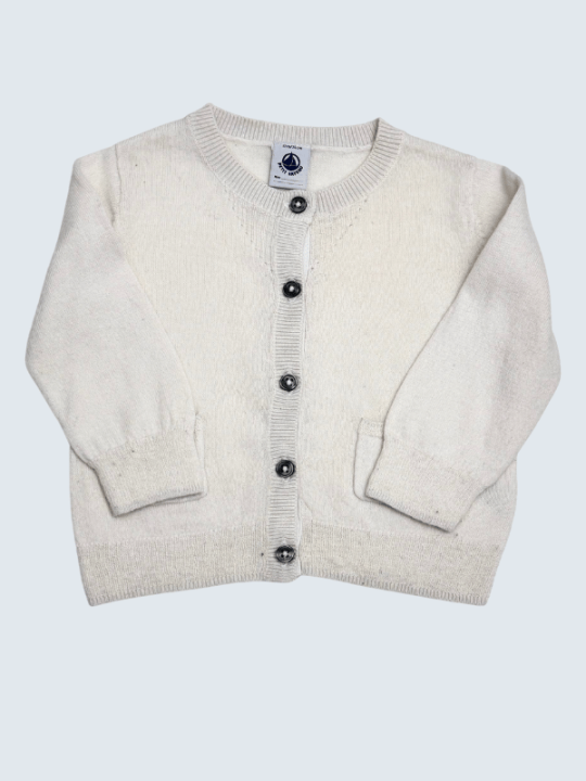 Gilet d'occasion Petit Bateau 12 Mois pour fille.