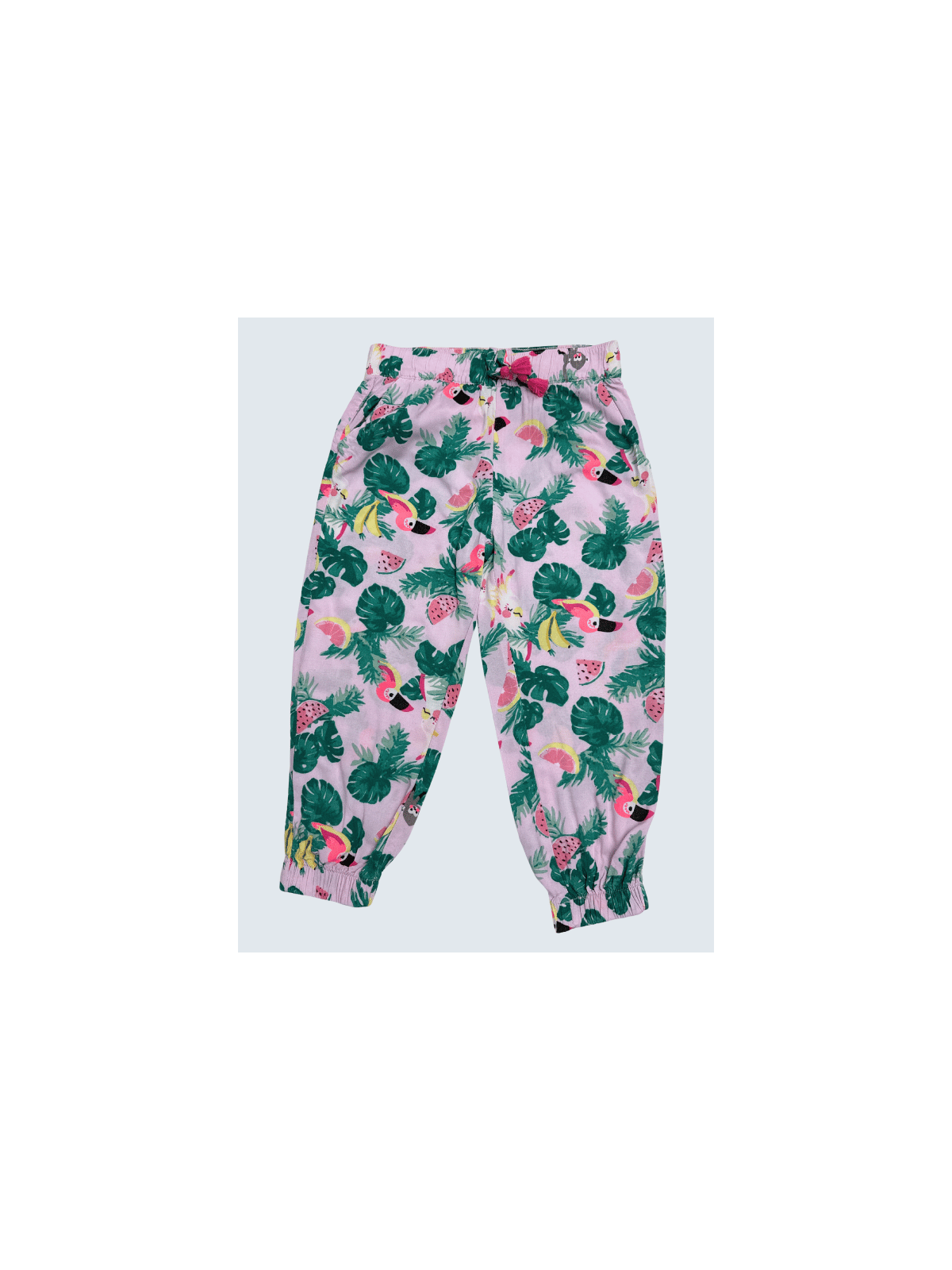 Pantalon d'occasion H&M 18/24 M. pour fille.