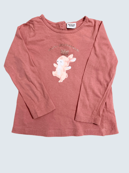 T-Shirt d'occasion TAO 3 Ans pour fille.