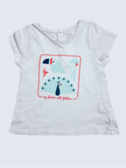 T-Shirt d'occasion Obaïbi 2 Ans pour fille.