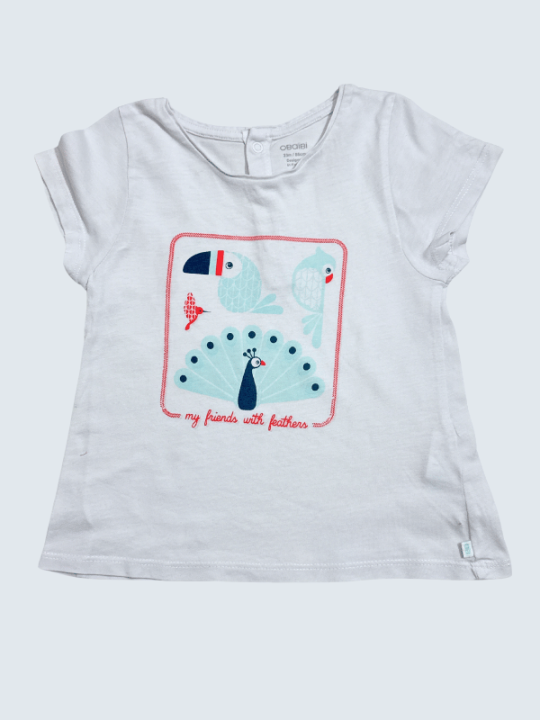 T-Shirt d'occasion Obaïbi 2 Ans pour fille.